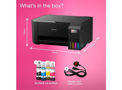 Epson EcoTank ET-2860 Inkjet A4 5760 x 1440 DPI 33 ppm Wi-Fi Epson EcoTank ET-2860 Inkjet A4 5760 x 1440 DPI 33 ppm Wi-Fi